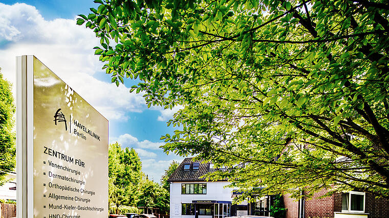 Havelklinik Berlin Spandau Haupteingang